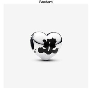 Pandora Silver Heart Charm Bracelet